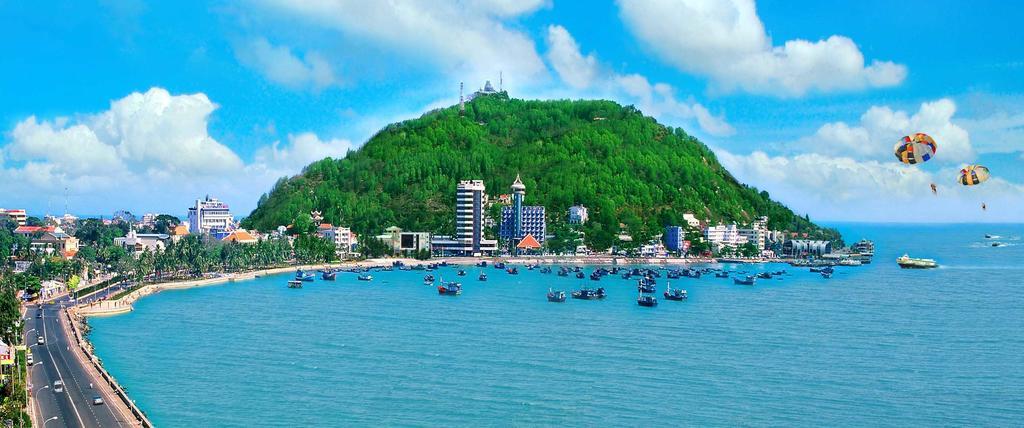 Blue Sea Hotel Vung Tau Bagian luar foto